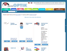 Tablet Screenshot of heinz-optik.at